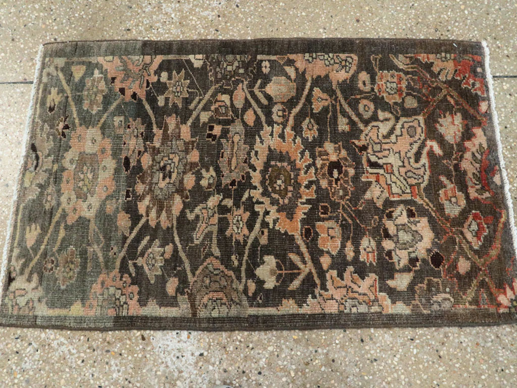 Antique Persian Malayer Sampler Rug, No.21205 - Staging