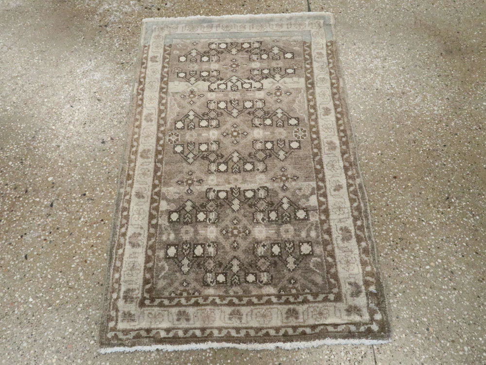 Vintage Persian Malayer Rug, No.21212 - Staging