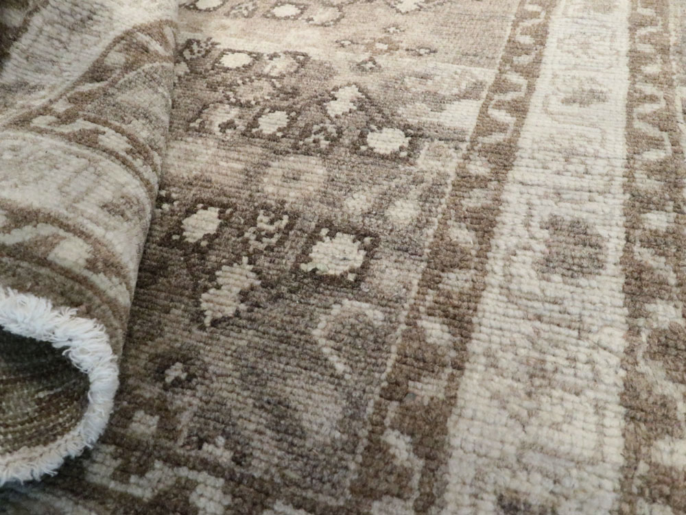 Vintage Persian Malayer Rug, No.21212 - Staging