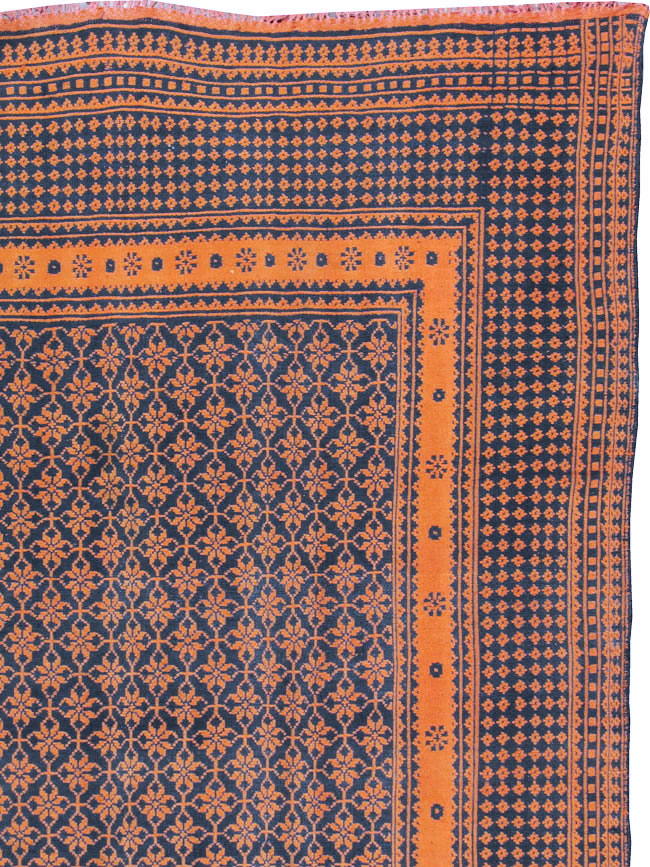 Vintage Persian Flat-weave Kilim, No.21215 - Staging