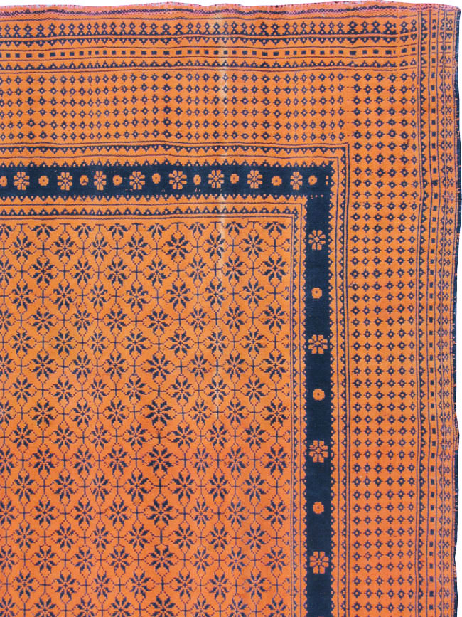 Vintage Persian Flat-weave Kilim, No.21215 - Staging