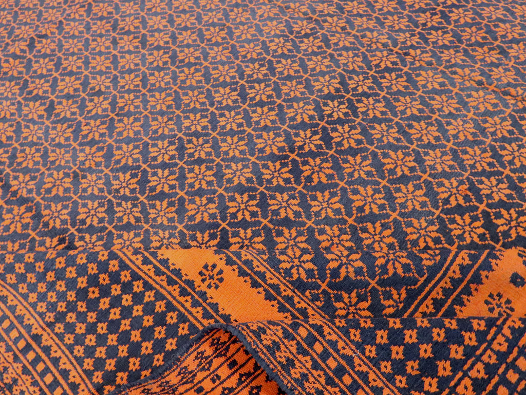 Vintage Persian Flat-weave Kilim, No.21215 - Staging