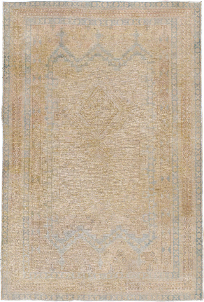 Vintage Persian Afshar Rug, No.21219 - Staging