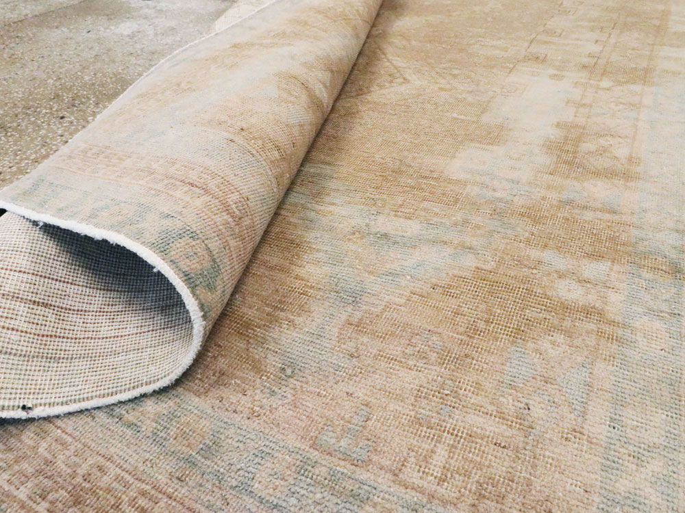 Vintage Persian Afshar Rug, No.21219 - Staging