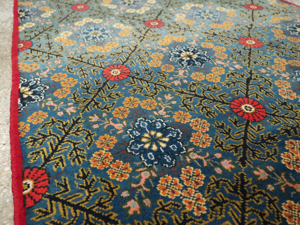 Vintage Persian Kashan Runner, No.21221 - Staging