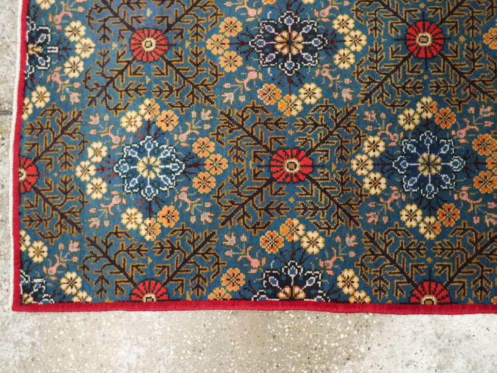 Vintage Persian Kashan Runner, No.21221 - Staging