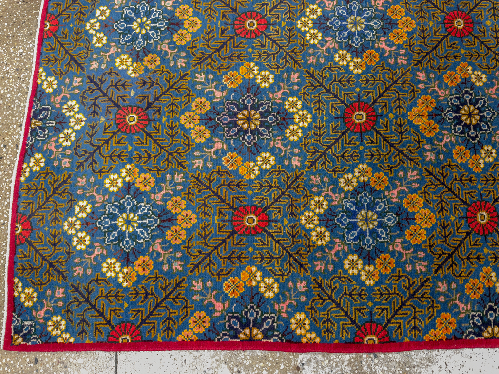 Vintage Persian Kashan Runner, No.21221 - Staging