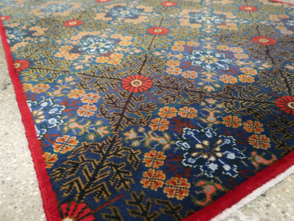 Vintage Persian Kashan Runner, No.21221 - Staging