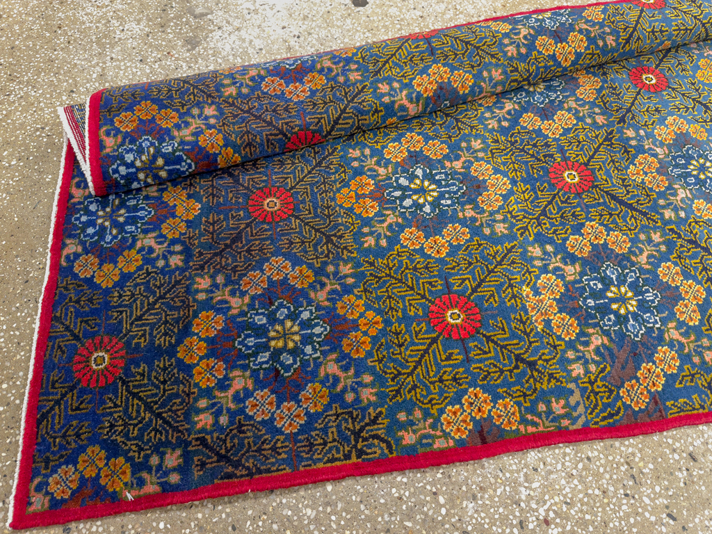Vintage Persian Kashan Runner, No.21221 - Staging