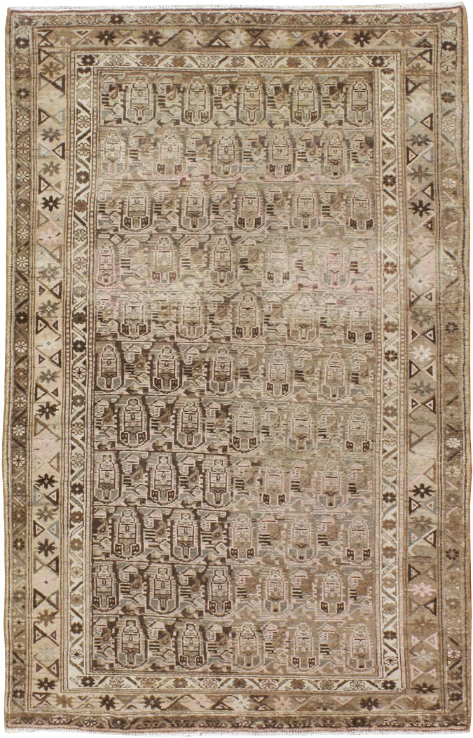 Vintage Persian Malayer Rug, No.21222 - Staging