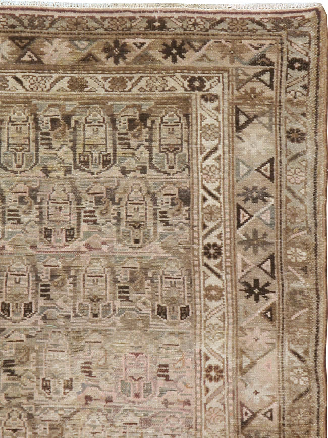 Vintage Persian Malayer Rug, No.21222 - Staging