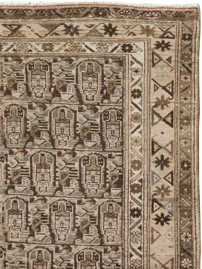 Vintage Persian Malayer Rug, No.21222 - Staging