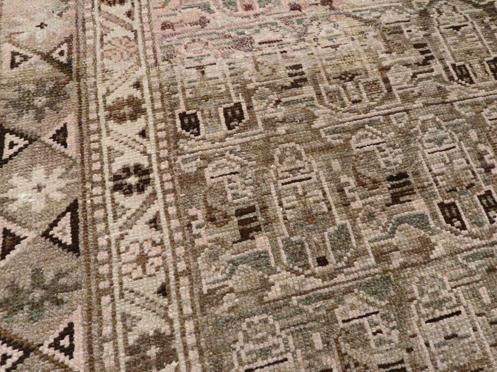 Vintage Persian Malayer Rug, No.21222 - Staging