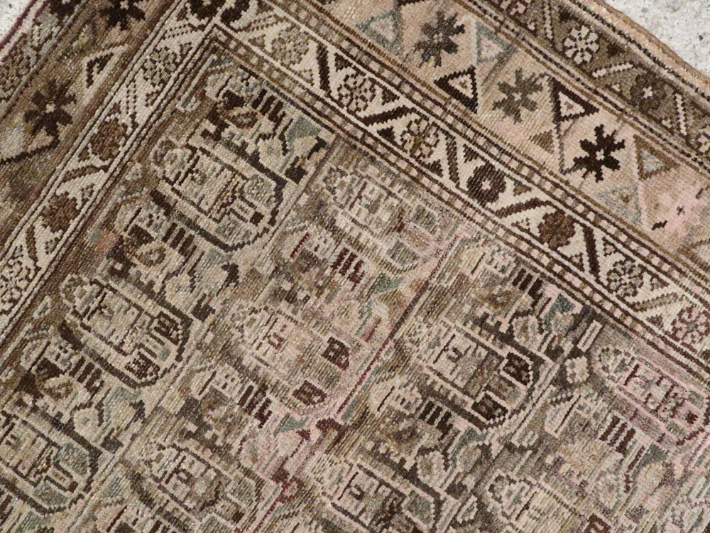 Vintage Persian Malayer Rug, No.21222 - Staging