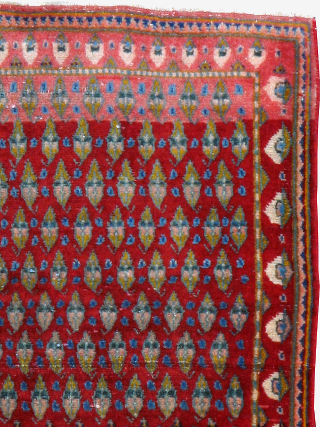Vintage Persian Kashan Rug, No.21226 - Staging