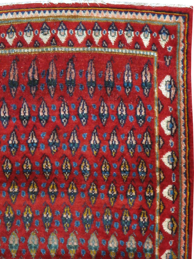 Vintage Persian Kashan Rug, No.21226 - Staging