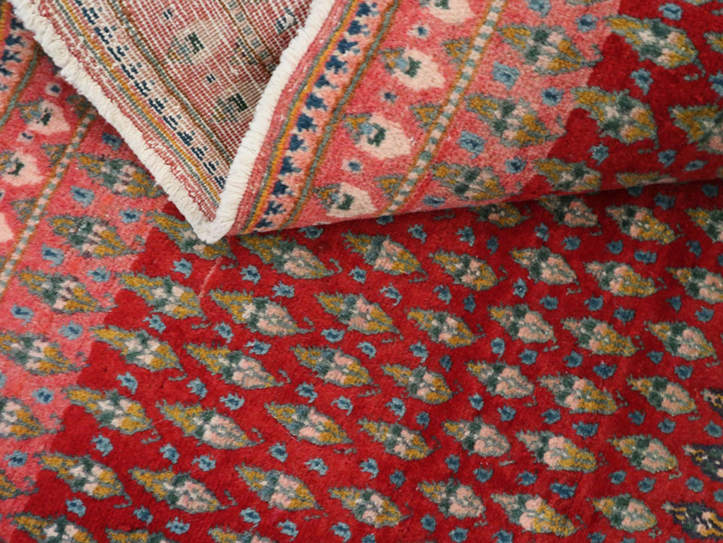 Vintage Persian Kashan Rug, No.21226 - Staging