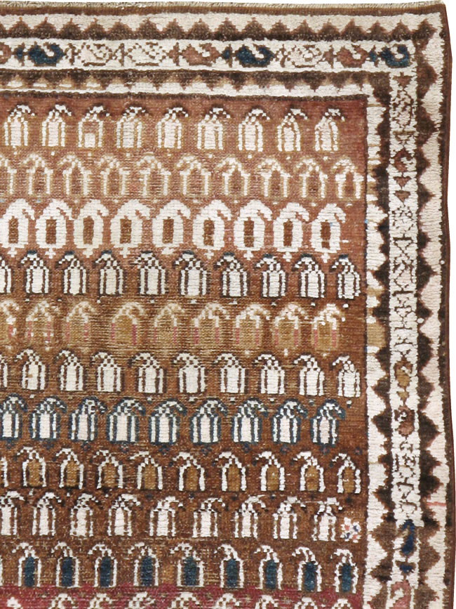 Vintage Persian Malayer Rug, No.21227 - Staging