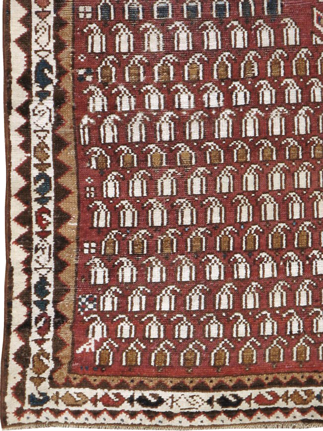 Vintage Persian Malayer Rug, No.21227 - Staging