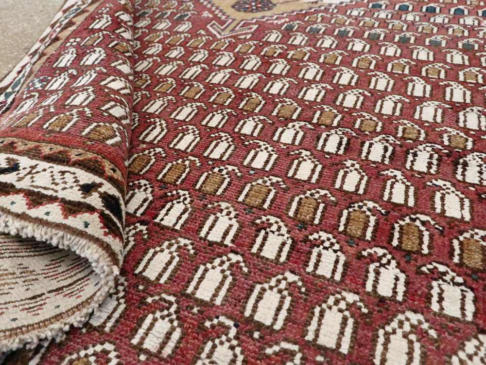 Vintage Persian Malayer Rug, No.21227 - Staging