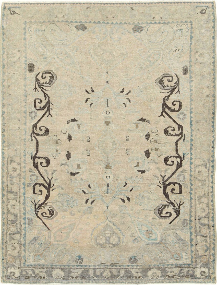 Vintage Persian Afshar Rug, No.21229 - Staging