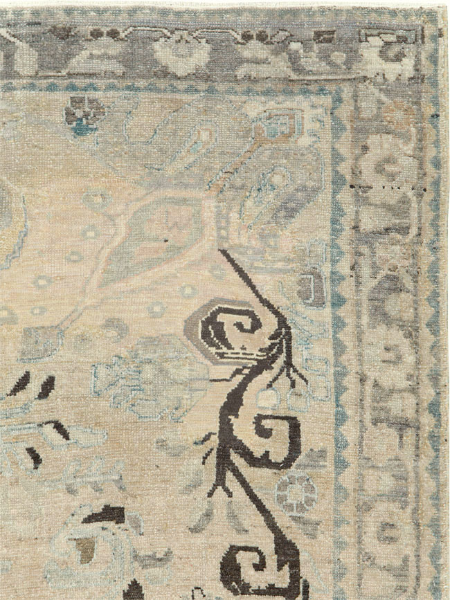 Vintage Persian Afshar Rug, No.21229 - Staging