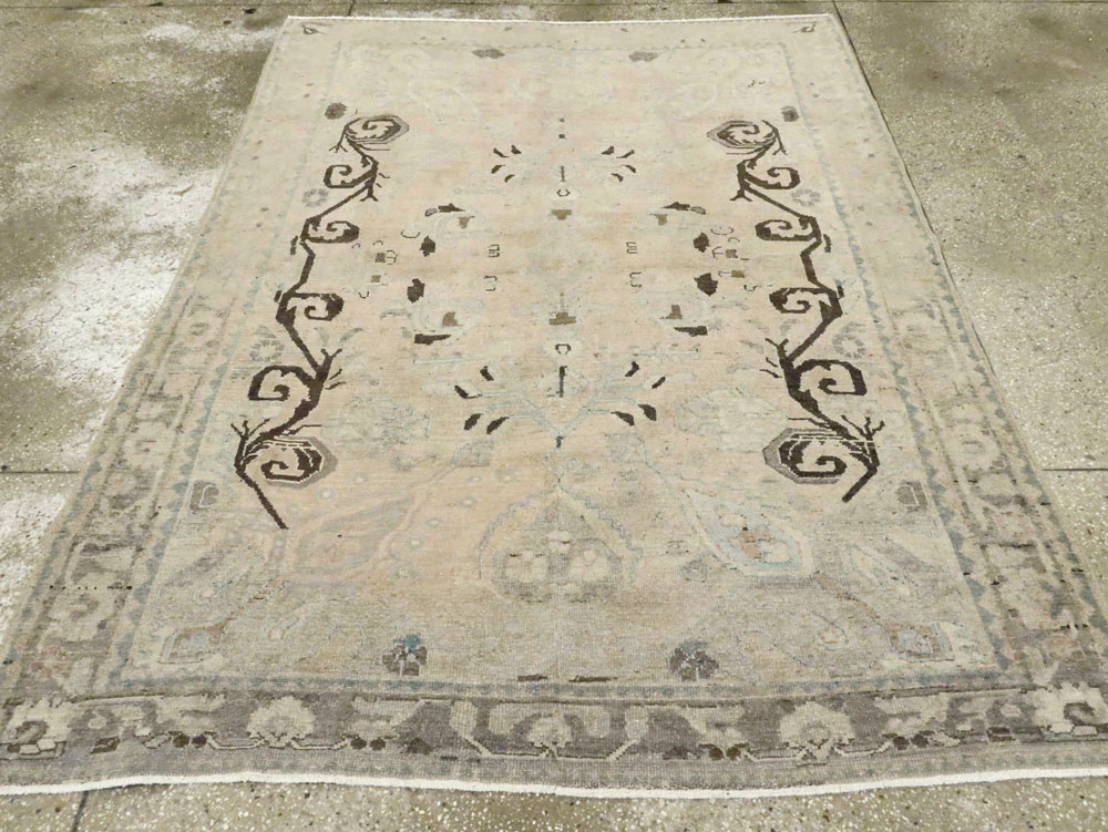 Vintage Persian Afshar Rug, No.21229 - Staging