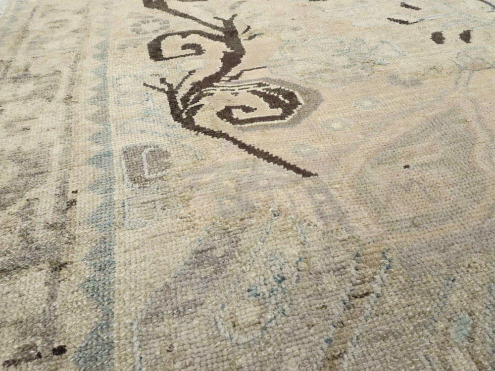 Vintage Persian Afshar Rug, No.21229 - Staging