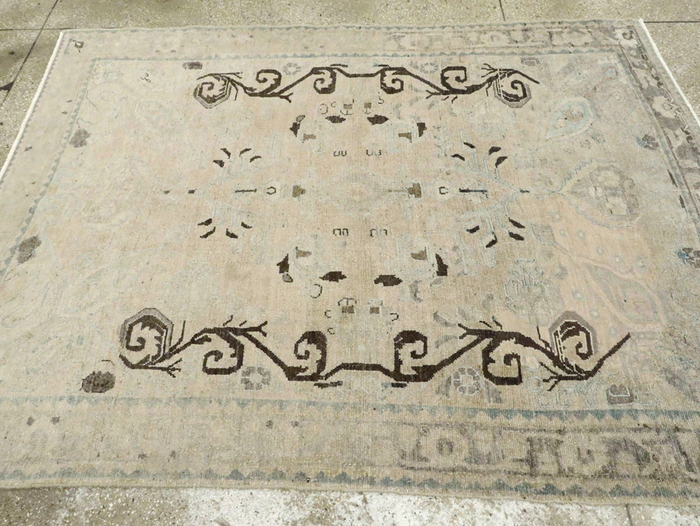 Vintage Persian Afshar Rug, No.21229 - Staging