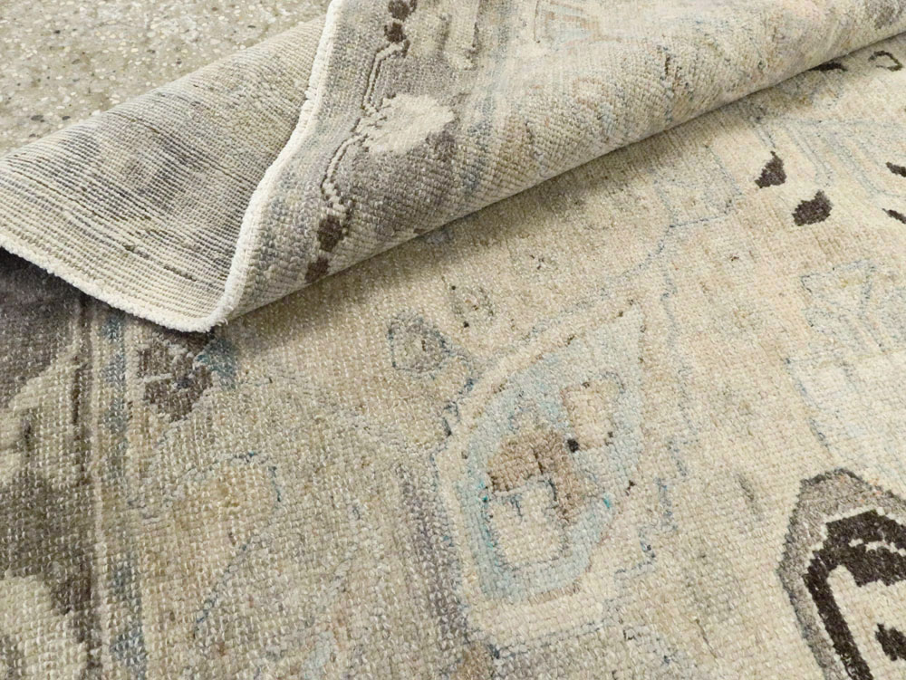 Vintage Persian Afshar Rug, No.21229 - Staging