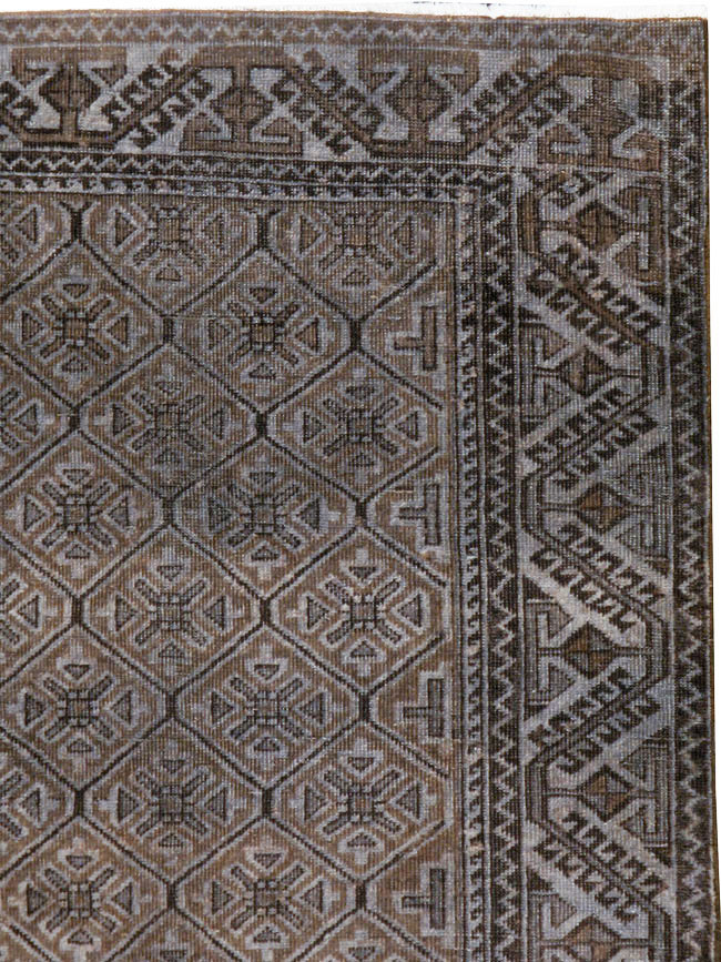 Antique Persain Baluch Rug, No.21231 - Staging