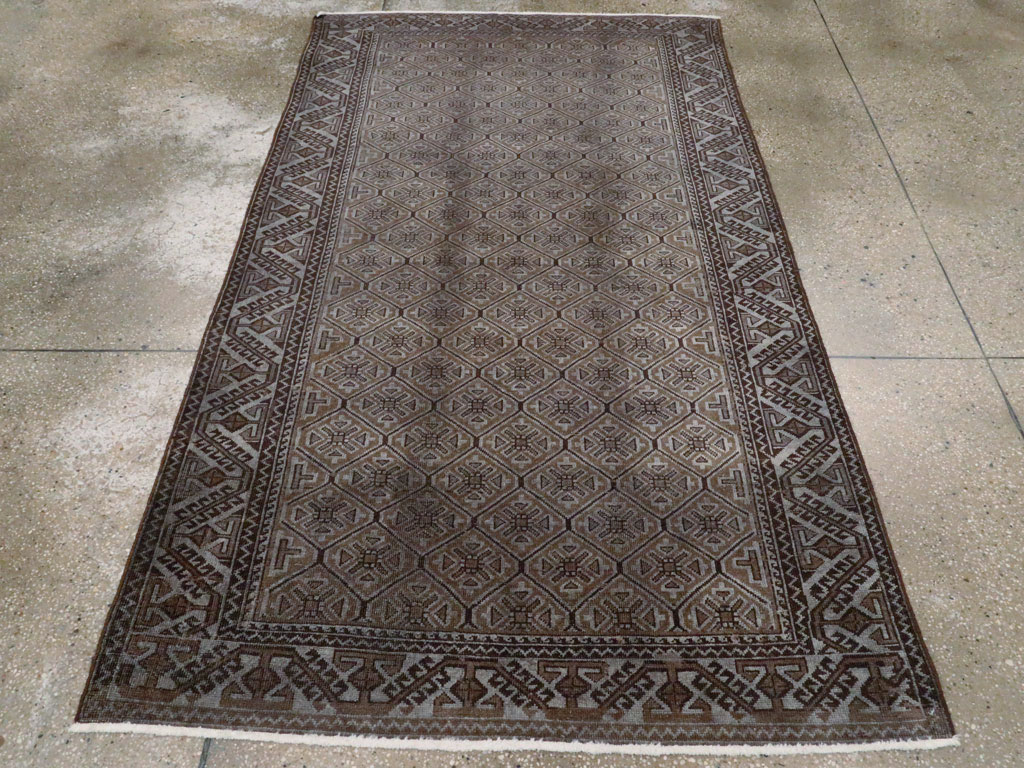 Antique Persain Baluch Rug, No.21231 - Staging