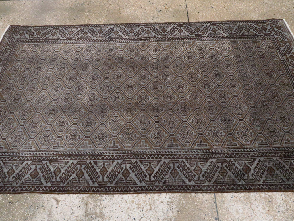 Antique Persain Baluch Rug, No.21231 - Staging