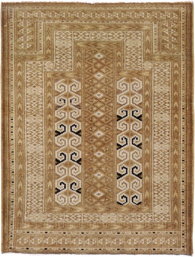 Antique Central Asian Turkoman Rug, No.21232 - Staging