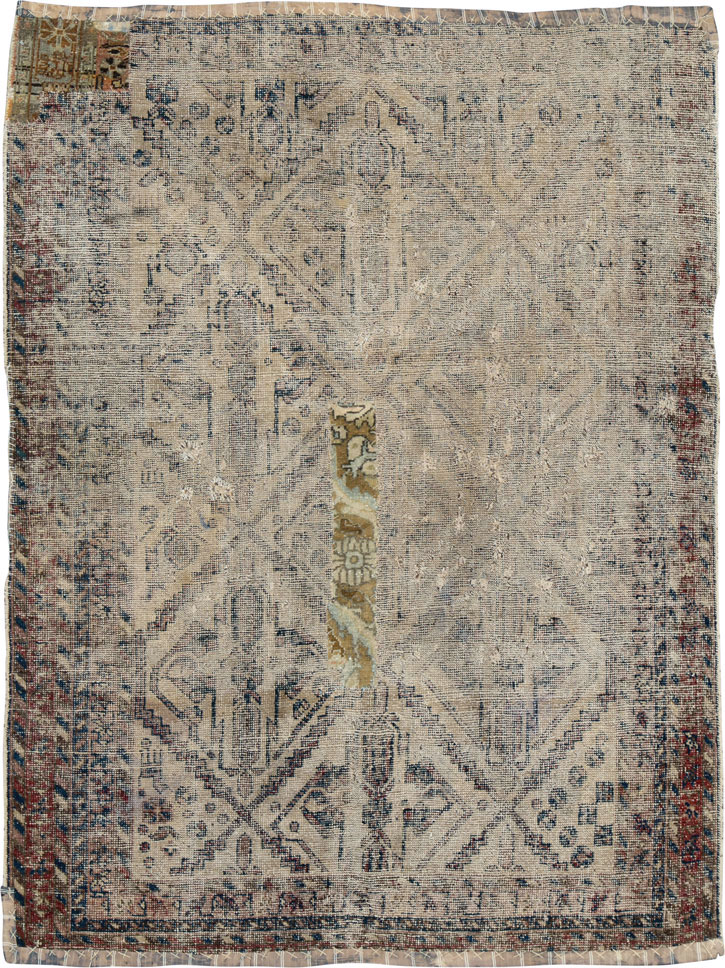 Antique Persian Afshar Rug, No.21235 - Staging