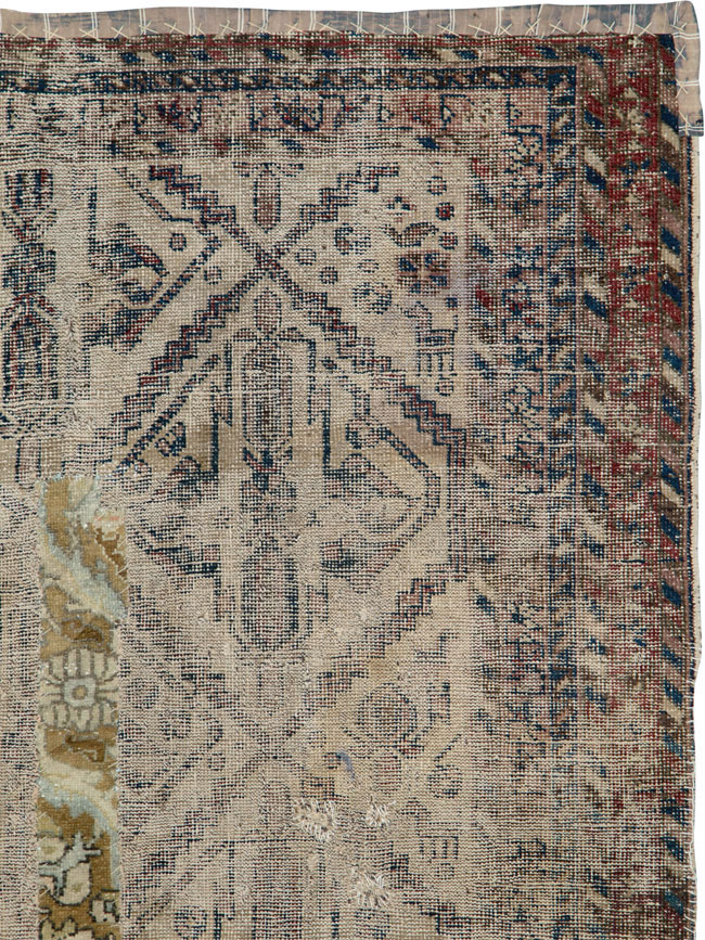 Antique Persian Afshar Rug, No.21235 - Staging