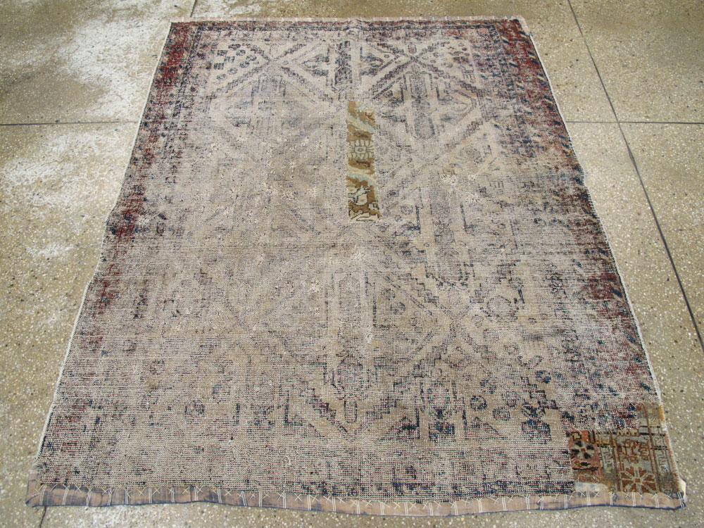 Antique Persian Afshar Rug, No.21235 - Staging