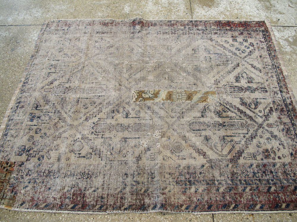 Antique Persian Afshar Rug, No.21235 - Staging
