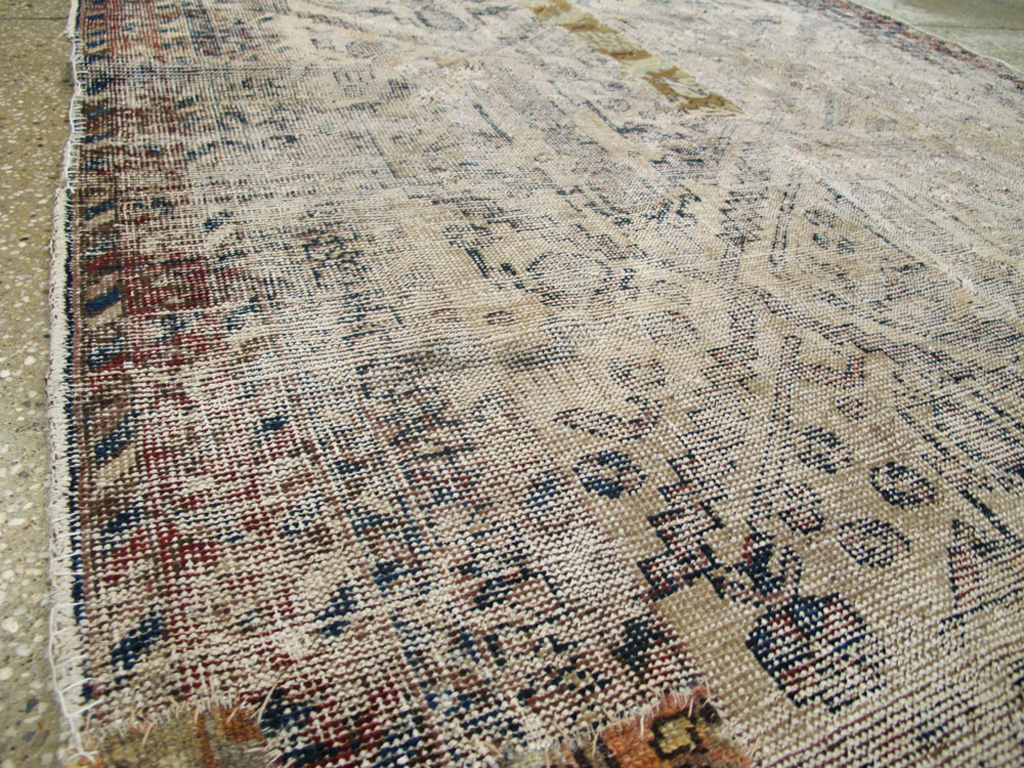 Antique Persian Afshar Rug, No.21235 - Staging