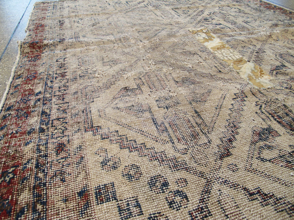 Antique Persian Afshar Rug, No.21235 - Staging