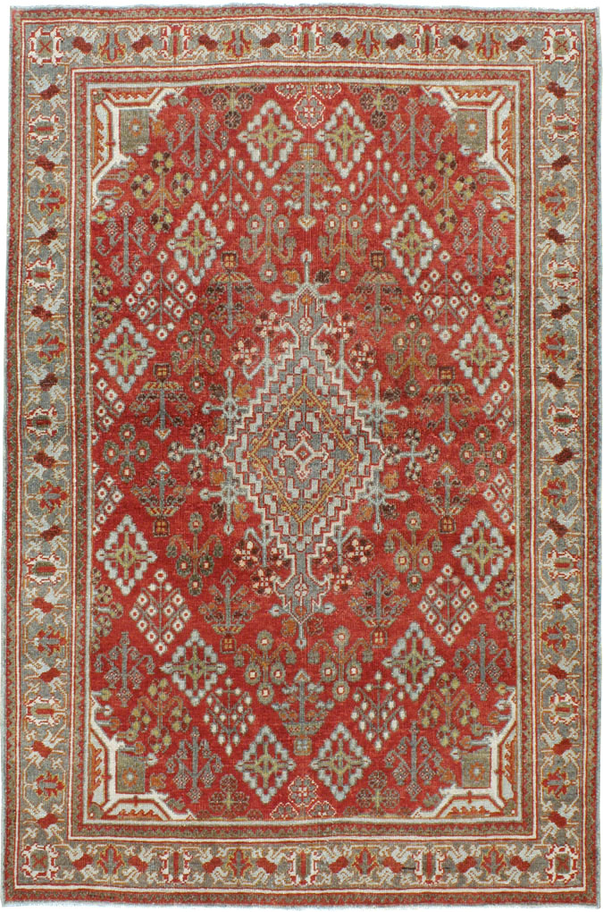 Vintage Persian Joshegan Rug, No.21237 - Staging