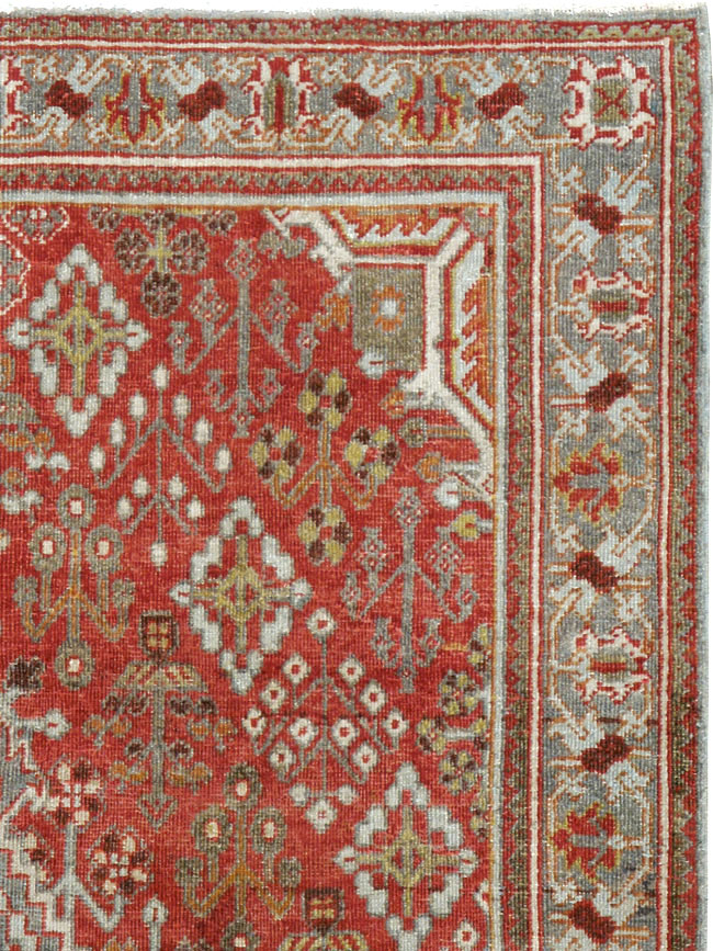 Vintage Persian Joshegan Rug, No.21237 - Staging