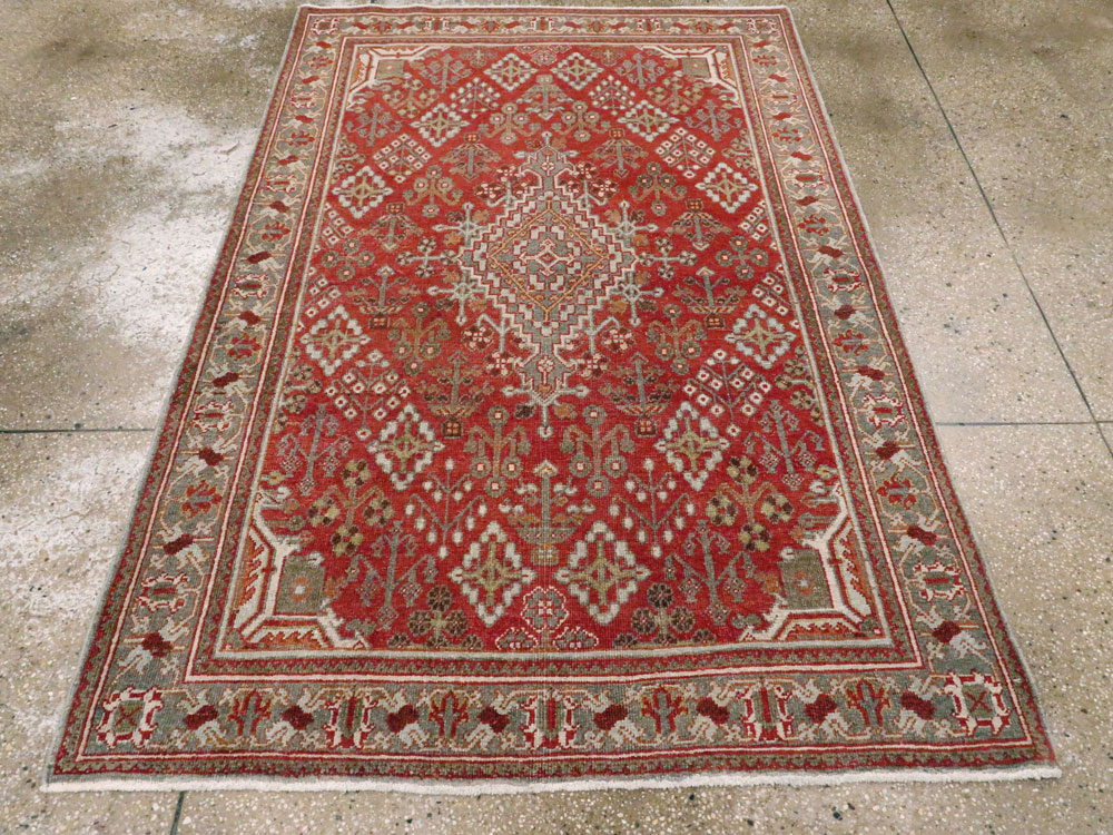 Vintage Persian Joshegan Rug, No.21237 - Staging