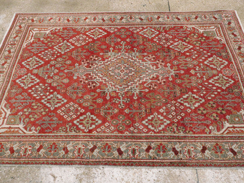 Vintage Persian Joshegan Rug, No.21237 - Staging