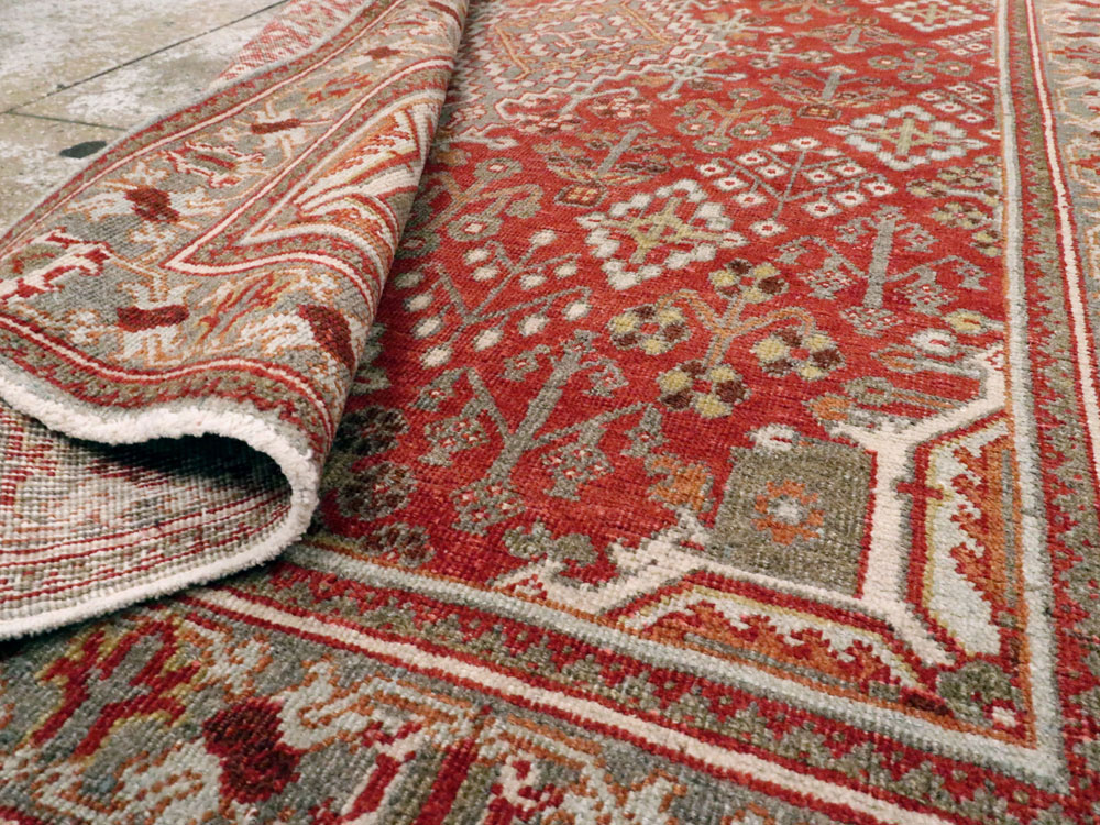 Vintage Persian Joshegan Rug, No.21237 - Staging