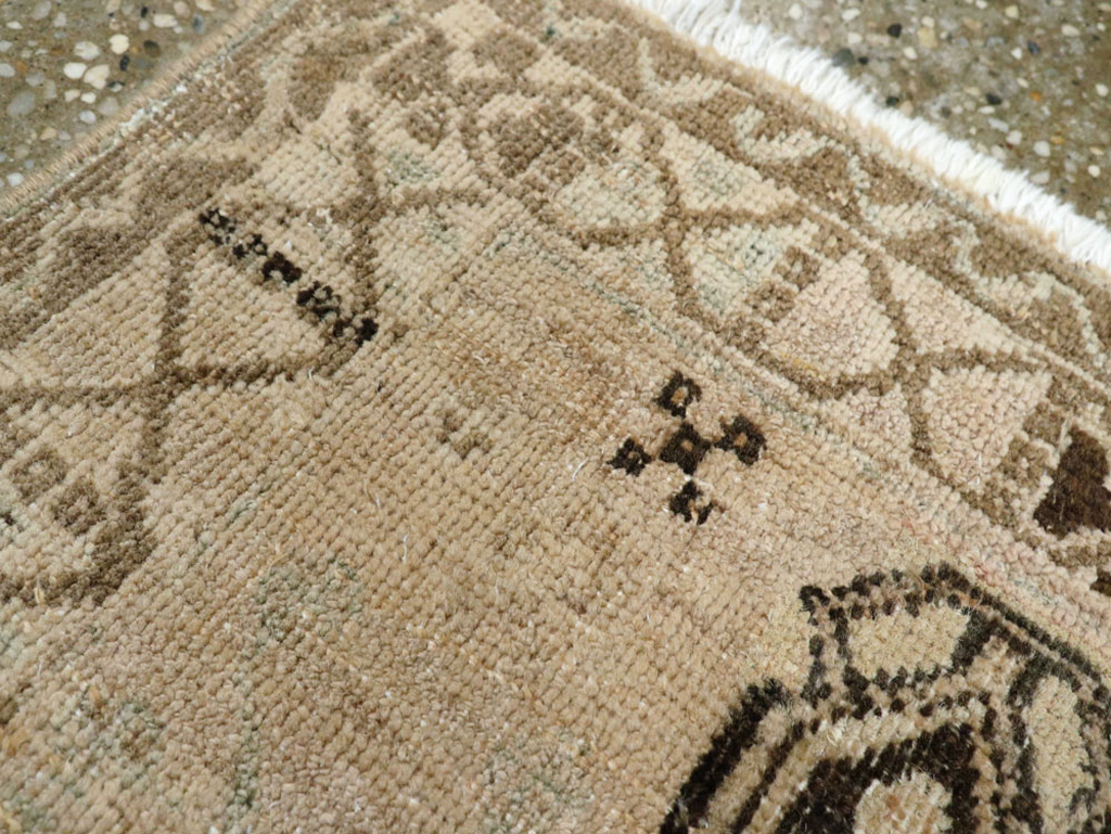 Vintage Persian Afshar Rug, No.21239 - Staging