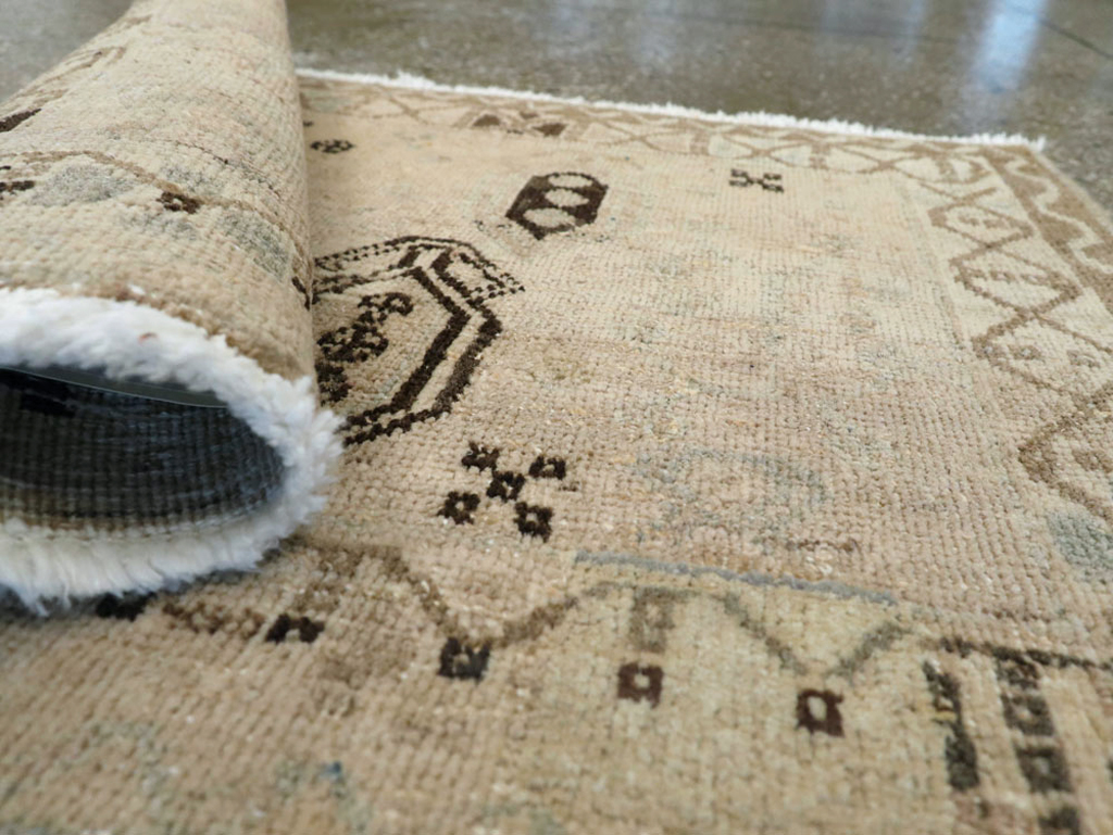 Vintage Persian Afshar Rug, No.21239 - Staging