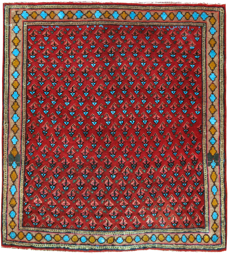 Vintage Persian Kashan Rug, No.21240 - Staging