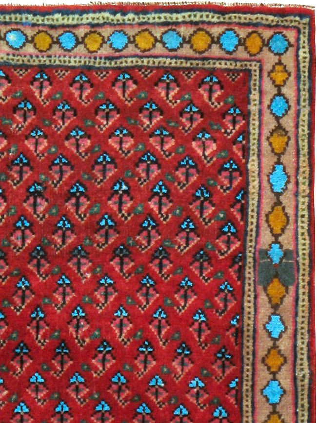Vintage Persian Kashan Rug, No.21240 - Staging