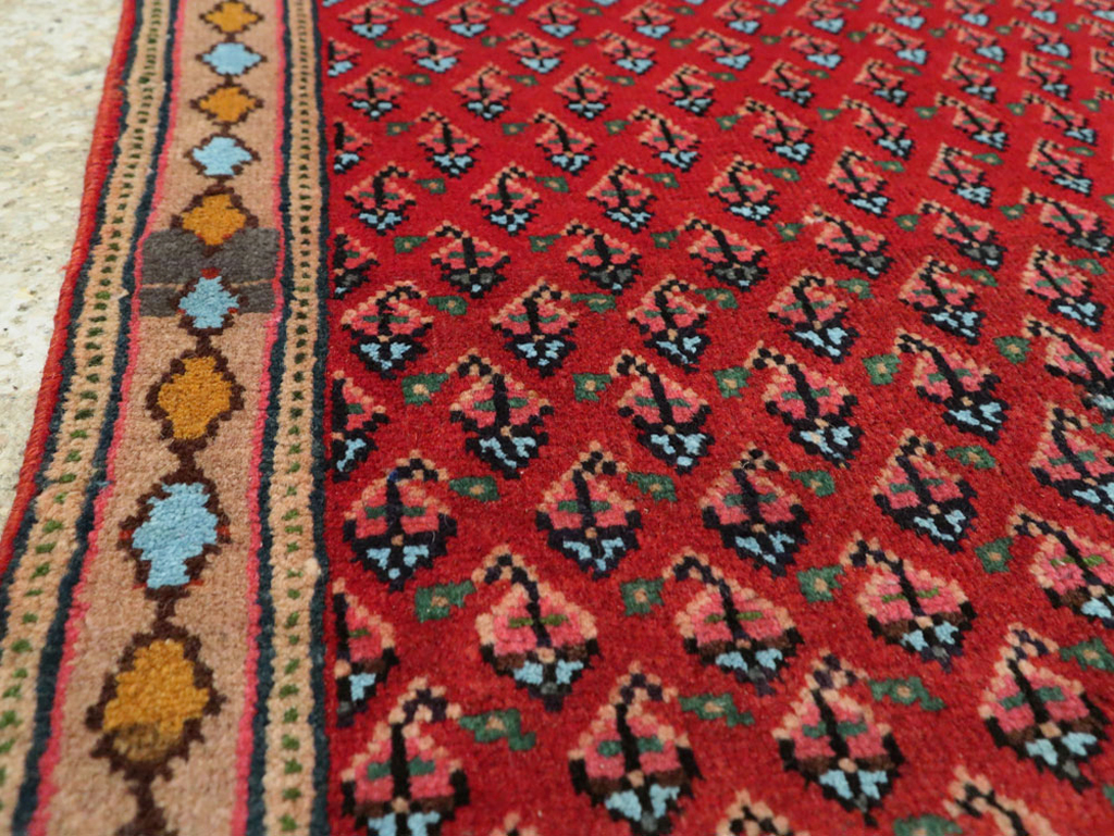 Vintage Persian Kashan Rug, No.21240 - Staging